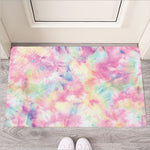Pastel Tie Dye Print Rubber Doormat