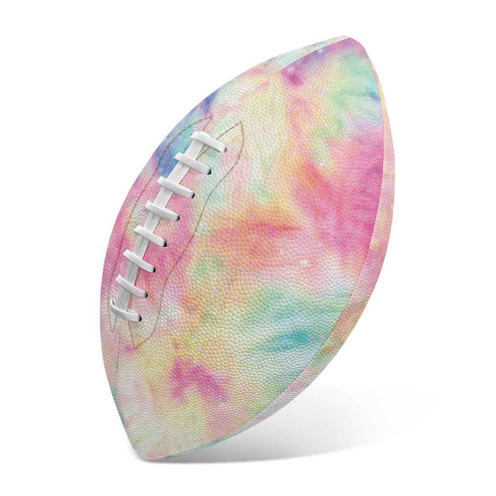 Pastel Tie Dye Print Rugby Ball