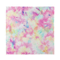 Pastel Tie Dye Print Silk Bandana
