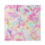 Pastel Tie Dye Print Silk Bandana
