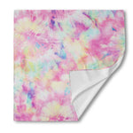 Pastel Tie Dye Print Silk Bandana