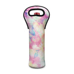 Pastel Tie Dye Print Single Neoprene Wine Tote