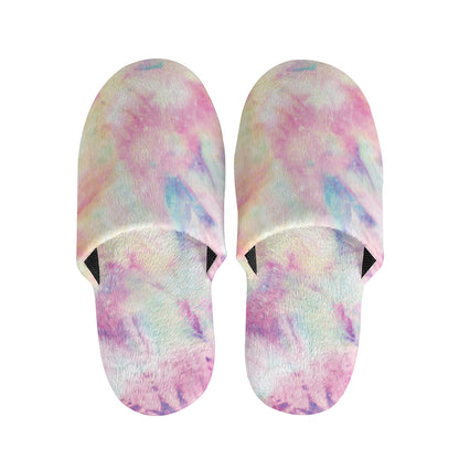 Pastel Tie Dye Print Slippers