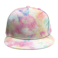 Pastel Tie Dye Print Snapback Cap