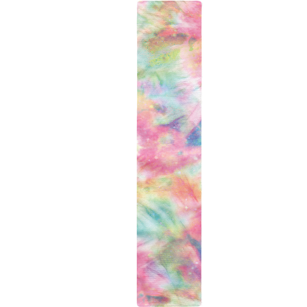 Pastel Tie Dye Print Table Runner