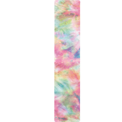Pastel Tie Dye Print Table Runner