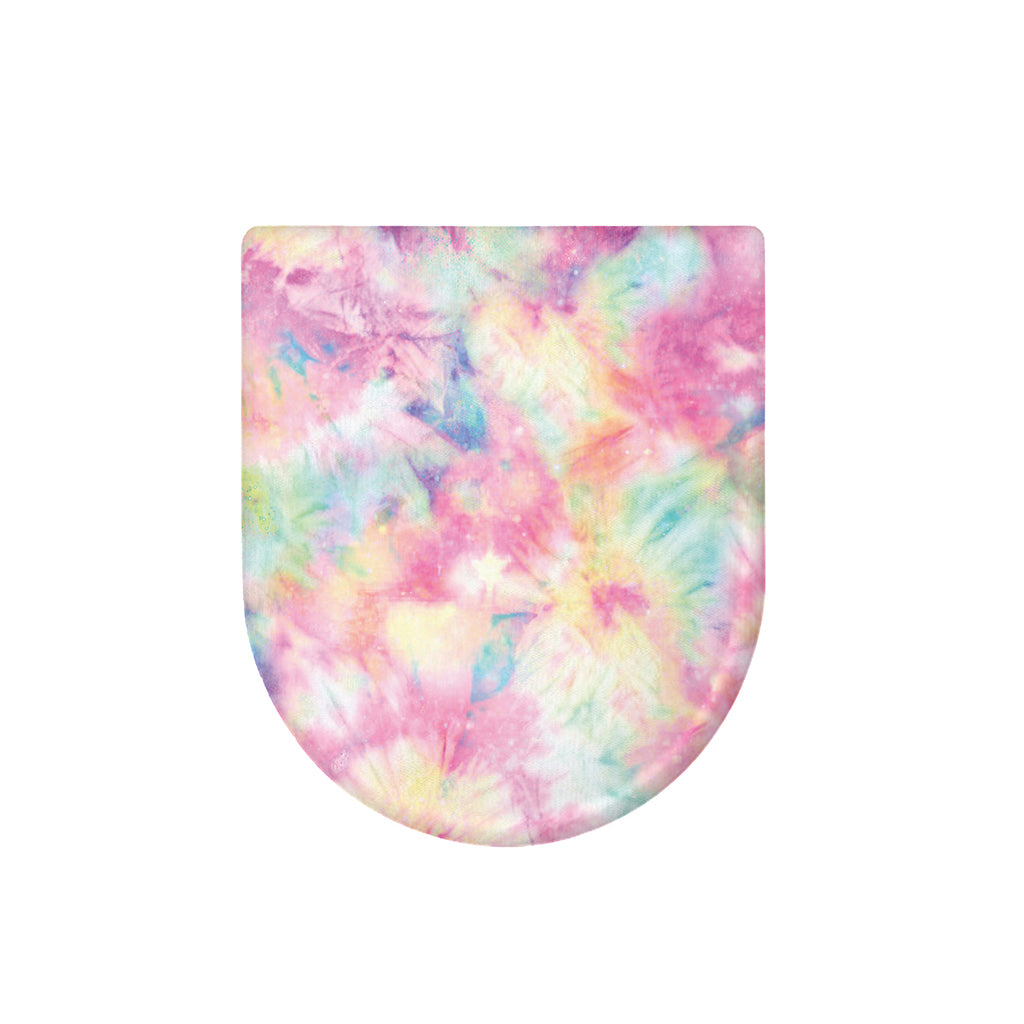 Pastel Tie Dye Print Toilet Lid Cover
