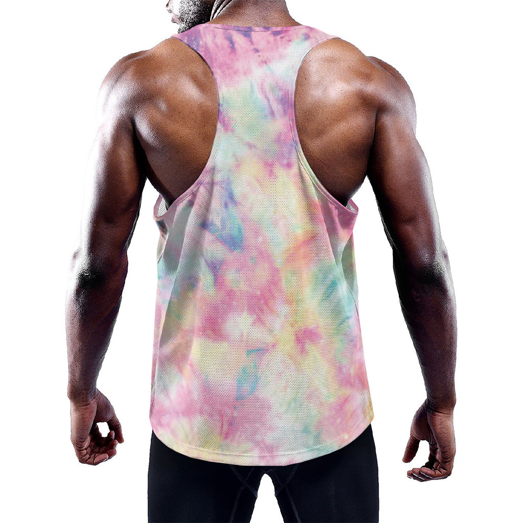 Pastel Tie Dye Print Training Tank Top