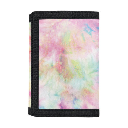 Pastel Tie Dye Print Trifold Wallet