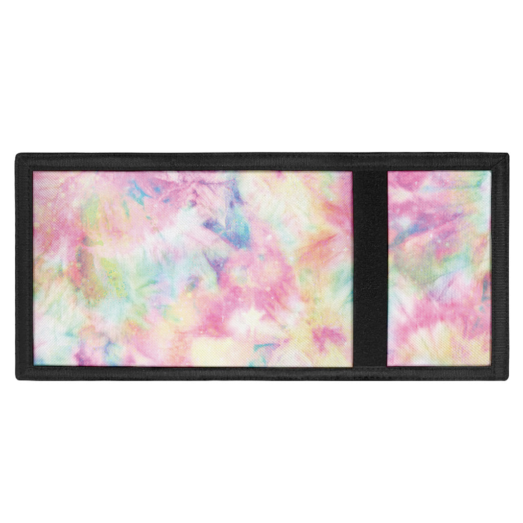 Pastel Tie Dye Print Trifold Wallet
