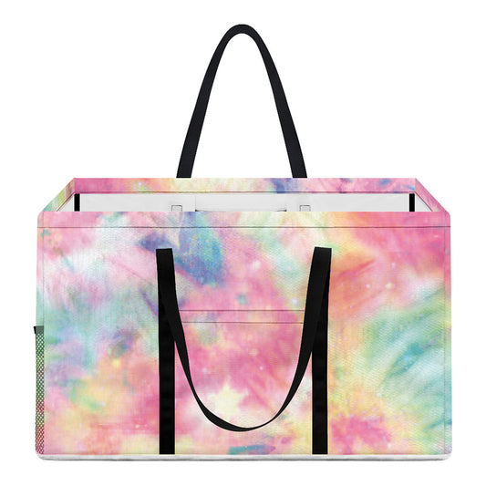 Pastel Tie Dye Print Utility Tote Bag