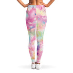 Pastel Tie Dye Print Women's Leggings