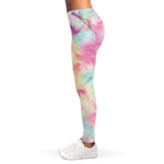 Pastel Tie Dye Print Women's Leggings