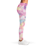 Pastel Tie Dye Print Women's Leggings