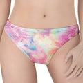 Pastel Tie Dye Print Women's Thong