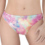 Pastel Tie Dye Print Women's Thong