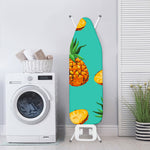 Pastel Turquoise Pineapple Pattern Print Ironing Board Cover