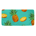 Pastel Turquoise Pineapple Pattern Print Towel