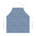 Pastel Volleyball Pattern Print Adjustable Apron