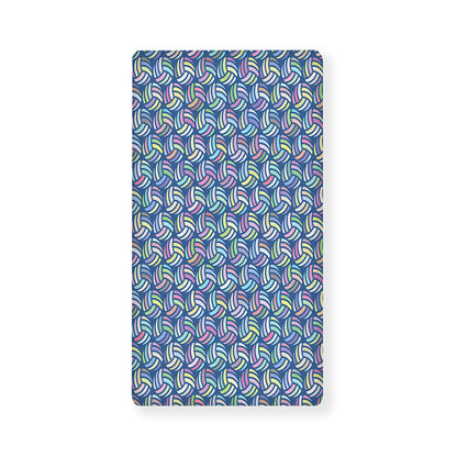 Pastel Volleyball Pattern Print Baby Crib Sheet