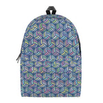 Pastel Volleyball Pattern Print Backpack