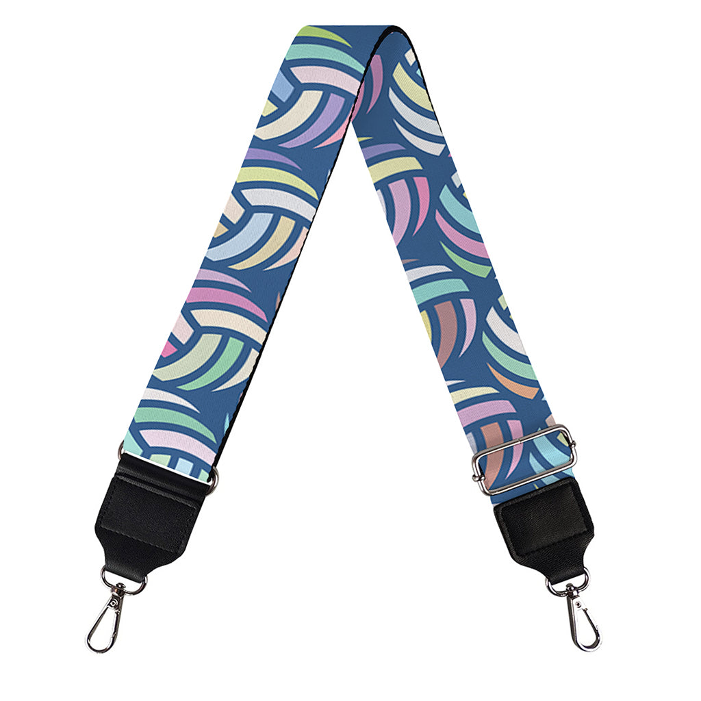 Pastel Volleyball Pattern Print Bag Strap