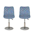 Pastel Volleyball Pattern Print Bar Stool Covers