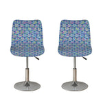 Pastel Volleyball Pattern Print Bar Stool Covers