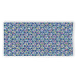Pastel Volleyball Pattern Print Beach Towel