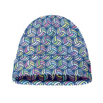 Pastel Volleyball Pattern Print Beanie
