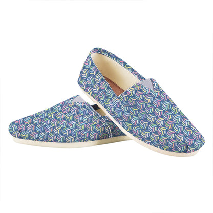 Pastel Volleyball Pattern Print Casual Shoes