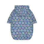 Pastel Volleyball Pattern Print Dog Zip Up Hoodie