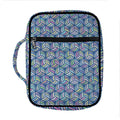 Pastel Volleyball Pattern Print Front Pocket Bible Bag