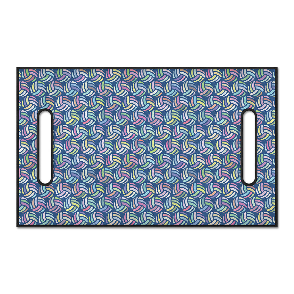 Pastel Volleyball Pattern Print Golf Cart Seat Cover