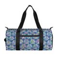 Pastel Volleyball Pattern Print Gym Bag