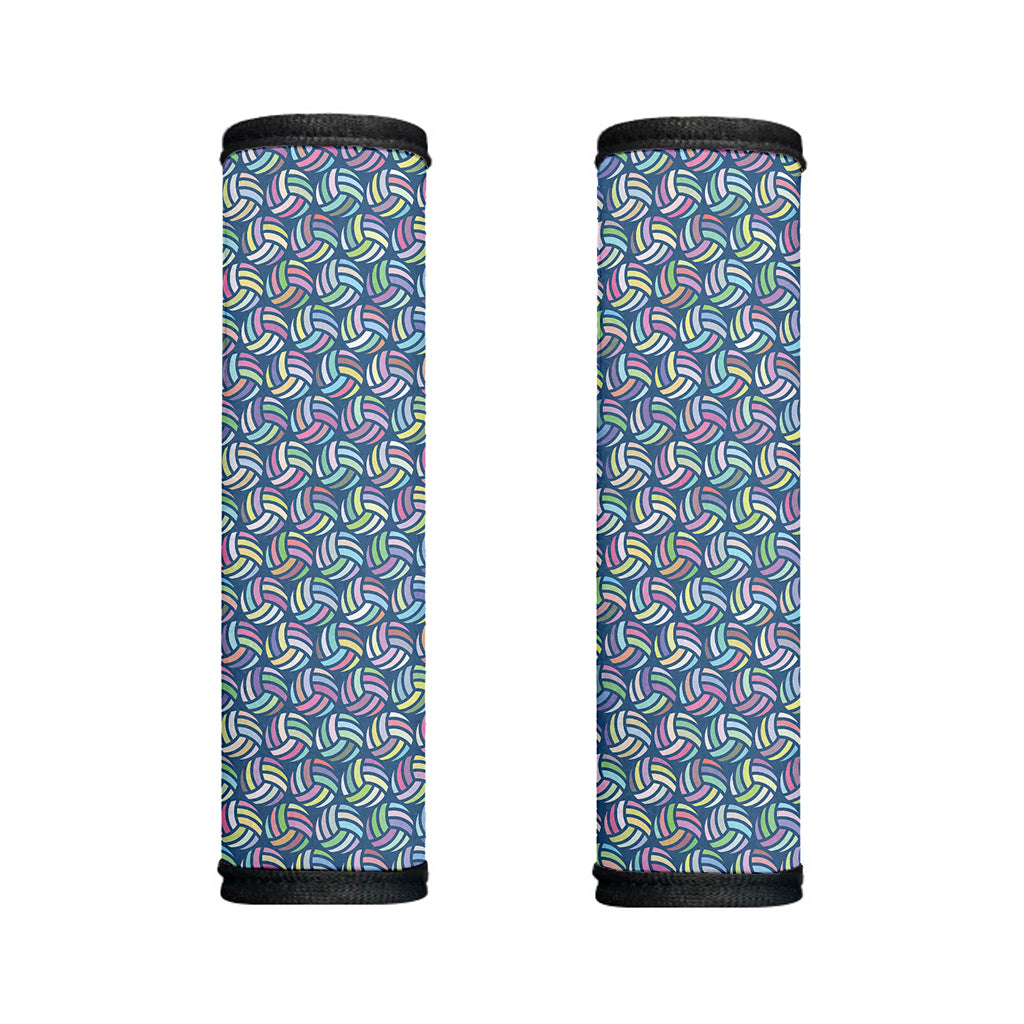 Pastel Volleyball Pattern Print Handle Covers