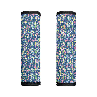 Pastel Volleyball Pattern Print Handle Covers