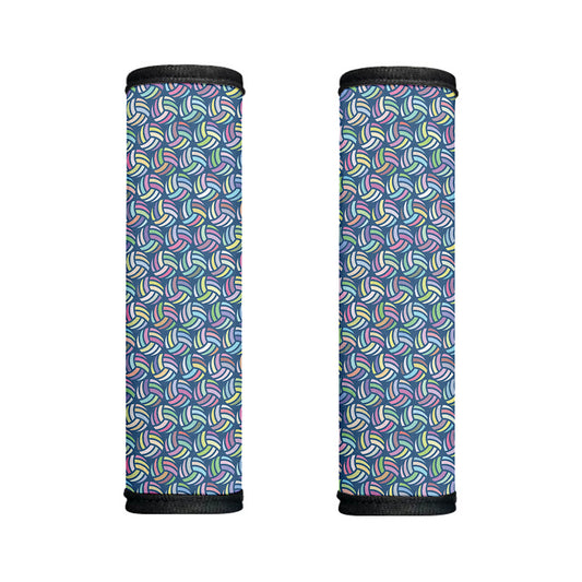 Pastel Volleyball Pattern Print Handle Covers