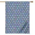 Pastel Volleyball Pattern Print House Flag