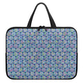 Pastel Volleyball Pattern Print Laptop Sleeve With Handle