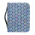 Pastel Volleyball Pattern Print Leather Bible Cover