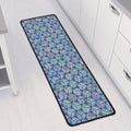 Pastel Volleyball Pattern Print Long Kitchen Mat