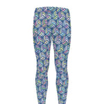 Pastel Volleyball Pattern Print Men's leggings