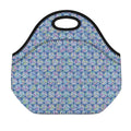 Pastel Volleyball Pattern Print Neoprene Lunch Bag