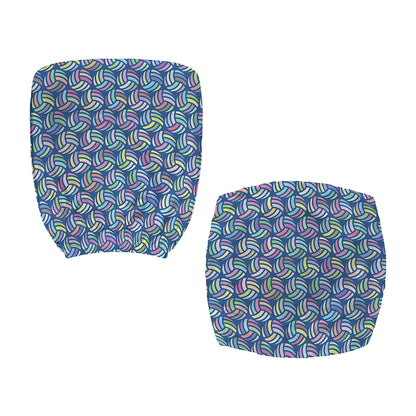 Pastel Volleyball Pattern Print Office Chair Cover