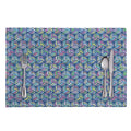 Pastel Volleyball Pattern Print Placemat