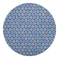 Pastel Volleyball Pattern Print Round Blanket