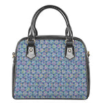 Pastel Volleyball Pattern Print Shoulder Handbag