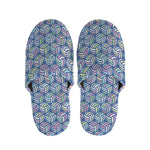 Pastel Volleyball Pattern Print Slippers