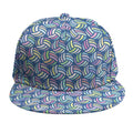 Pastel Volleyball Pattern Print Snapback Cap